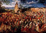 Famous Procession Paintings - The Procession to Calvary